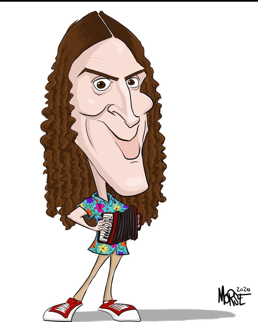 Happy Birthday to Weird Al Yankovic! Wanna get REALLY weird? Message me about getting a caricature! 