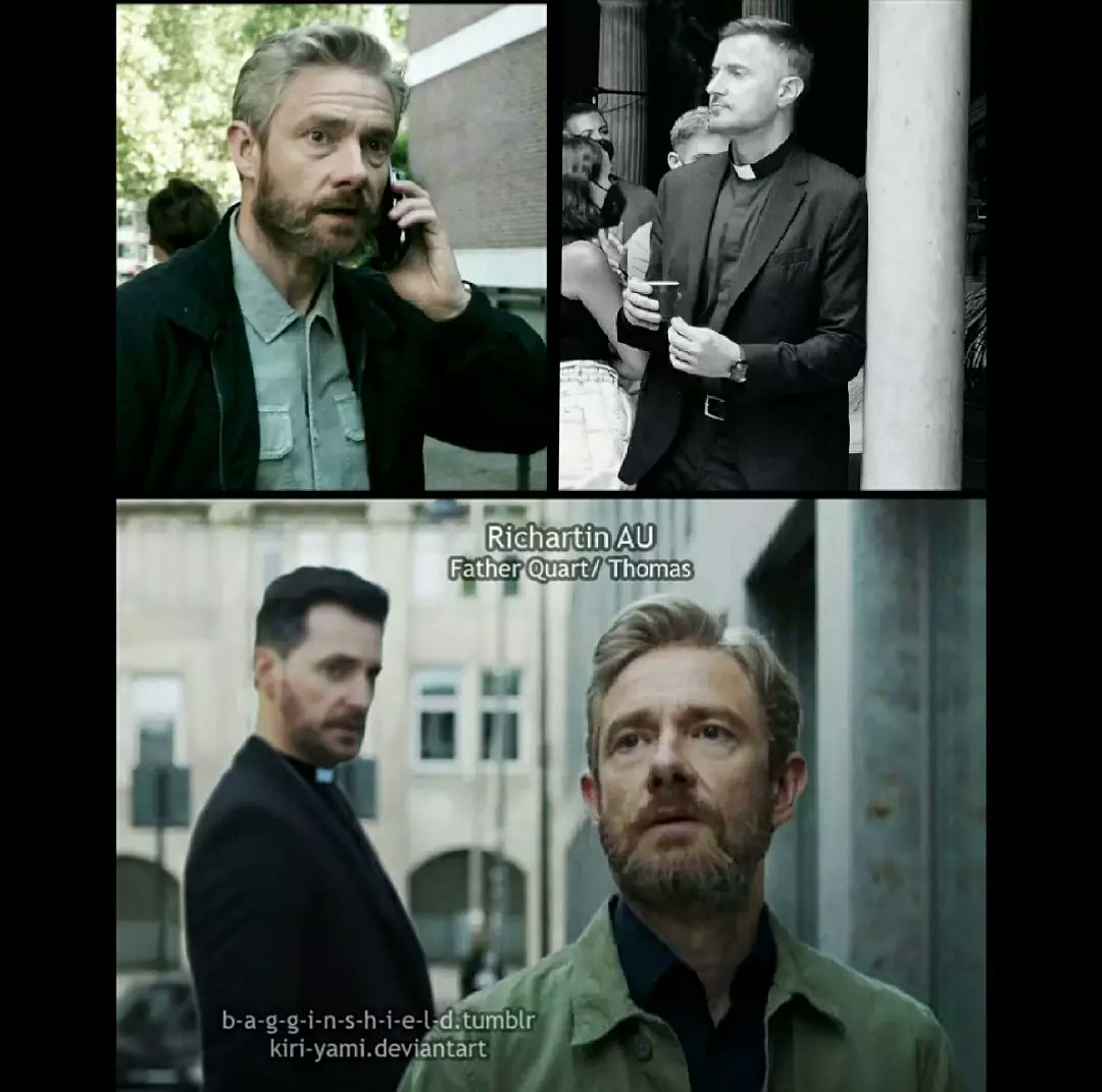 RichartinFan's tweet photo. I must say again! I really can't wait to post this new sexy #Richartin🧔🏻👱🏻‍♂️💕🇬🇧🔥fic! 
Father Quart(#TheSevilleCommunion) &amp; Thomas (agent summoned by Mossad from #TheOperative) meeting in The Vatican⛪, in a new top secret mission😍💖 #RichardArmitage #MartinFreeman #Bagginshield https://t.co/1VBJycx7Xb