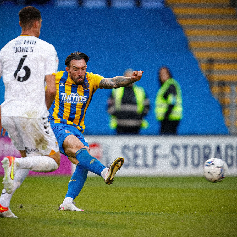 shrewsburytown's tweet photo. 1️⃣...2️⃣...3️⃣...4️⃣!

What an afternoon of football 🤩

Take a look at all the action in pictures from Town's 4-1 win over Cambridge United!

#Salop | 🔷 🔶