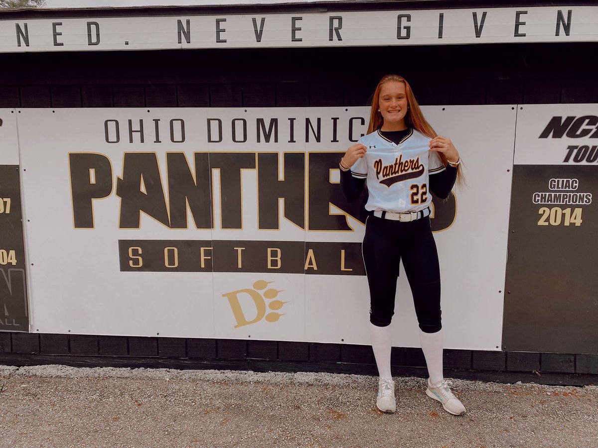 I am excited to announce I will be continuing my athletic and academic career at Ohio Dominican University. Thank you to my family, friends, and coaches who have helped me achieve my dream of playing college softball! I can’t wait to start a new chapter of my life as a Panther!