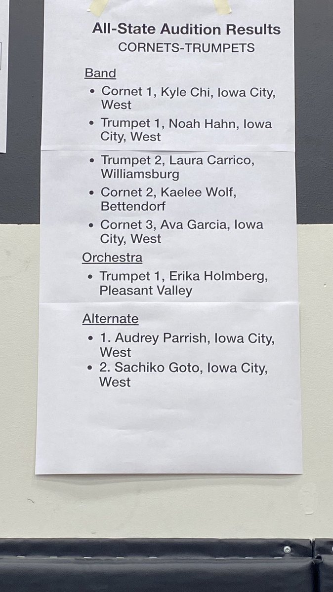 Congratulations to Erika Holmberg for being accepted to the Iowa All-State Orchestra on 1st Trumpet! #thesoundofpv #iowaallstate2021