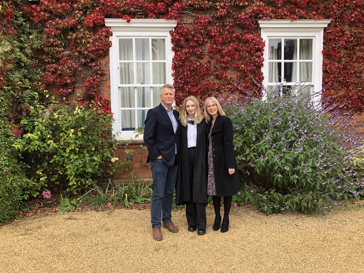 Adam1Austin's tweet image. Some personal news. Graduation day (covid delayed), daughter Gabrielle receiving her Masters degree from Cambridge University. Proud parents.