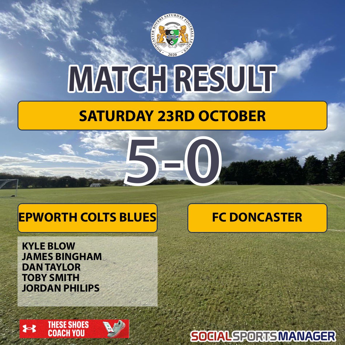 𝘽𝙖𝙘𝙠 𝙬𝙞𝙩𝙝 𝙖 𝙗𝙖𝙣𝙜💥

A return to winning ways for the blues!
#UTB 🔵🔵🔵

 Goals: 
Kyle Blow
James Bingham
Dan Taylor
Jordy Philips
Toby Smith