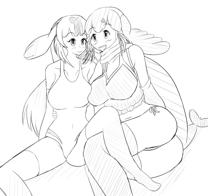 タマちゃんとトドさんは仲良さそう #けものフレンズ 