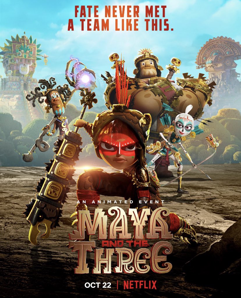 Arturo Fuentes (@elmrfuentes) on Twitter photo Started watching Maya and Three with the girls yesterday and absolutely loved it. I love seeing nuestra gente on screen. Thank you <a href="/mexopolis/">Jorge R. Gutierrez</a> for your amazing work and for continuing to represent nuestra cultura and rich history. youtu.be/QrPMlYSbkEQ #MayaAndTheThree Started watching Maya and Three with the girls yesterday and absolutely loved it. I love seeing nuestra gente on screen. Thank you <a href="/mexopolis/">Jorge R. Gutierrez</a> for your amazing work and for continuing to represent nuestra cultura and rich history. youtu.be/QrPMlYSbkEQ #MayaAndTheThree