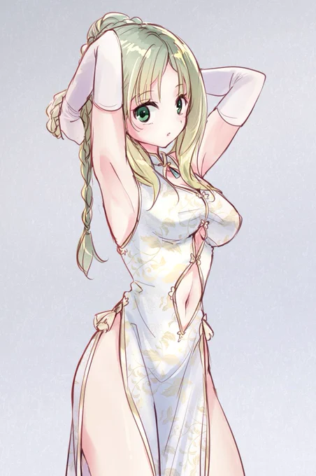 フォロワッサンがしっしょは白チャイナが似合うって教えてくれた 