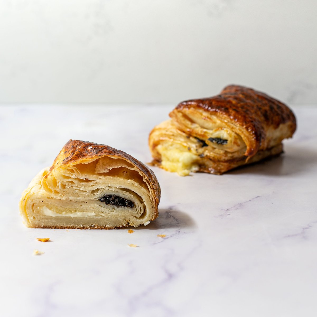 New beautiful pastries on the block. Truffle Mascarpone Vintage Cheddar Pillows. New shape :)