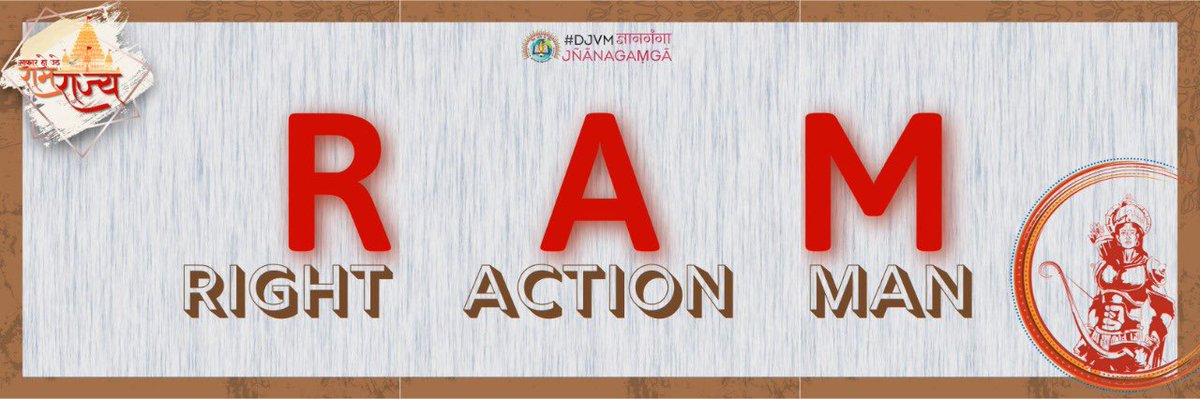 djvmvedmandir's tweet photo. #RightActionMan https://t.co/bgRQSu56zB