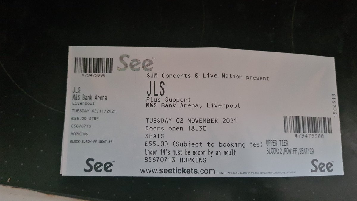 aimhopkins's tweet photo. My tickets have arrived 😄💙❤💚💛 @JLSOfficial @AstonMerrygold @Oritse @MarvinHumes @JBGill https://t.co/iJgYJloca6