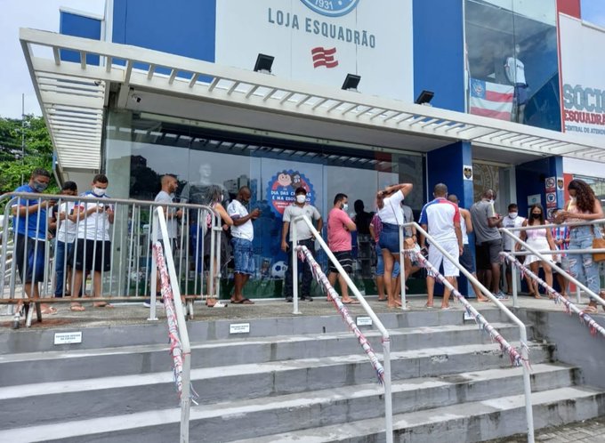 Procura por ingressos é grande para o duelo na Arena fonte Nova. Foto: Bahia/Twitter