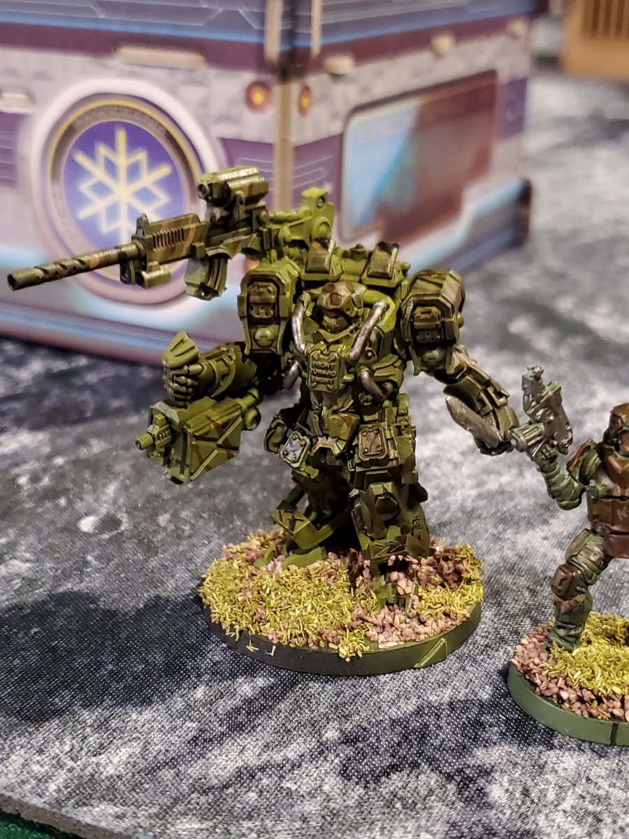 My most recent obsession is <a href="/InfinityTheGame/">Infinity universe</a>. Such a better table top wargame play experiance than 40k. The community is so friendly, minimal feel bads, and gorgeous minis. 

10/10 would reccomend.