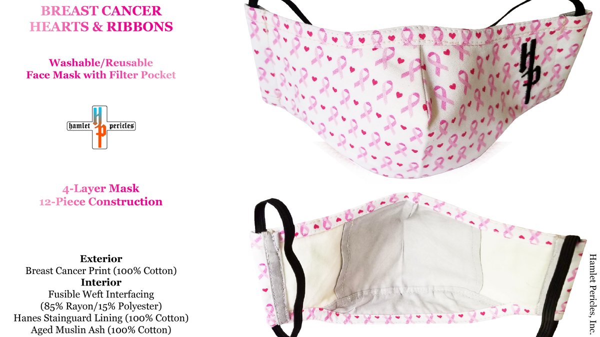 HamletPFashion's tweet photo. https://t.co/Xp3Rv2xD9z #HamletPericlesMasks #FaceMask #DesignerMask #DesignerFaceMask #FashionMask #HandmadeMask #CoolMask #StylishMask #MaskFashion #MaskStyle #BreastCancer #BreastCancerAwareness #BreastCancerFighter #BreastCancerSurvivor
#PinkRibbon #Pinktober #GiftsForHer #HP https://t.co/09k2UK7xrf