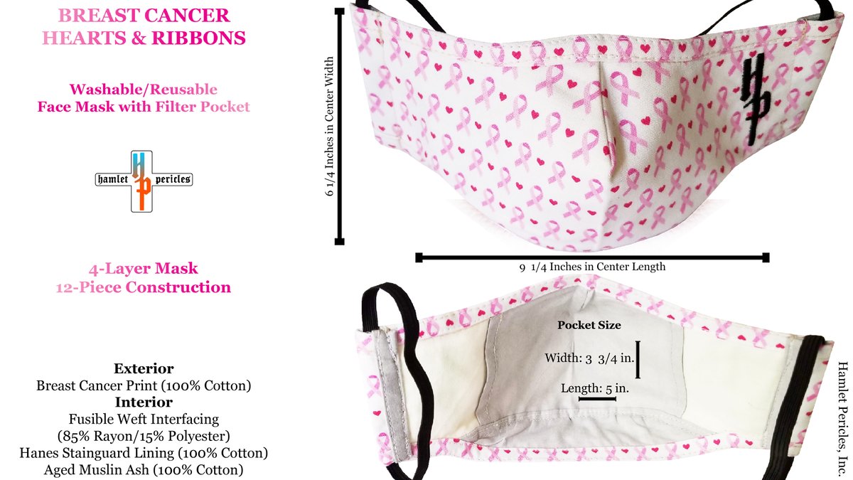 HamletPFashion's tweet photo. https://t.co/Xp3Rv2xD9z #HamletPericlesMasks #FaceMask #DesignerMask #DesignerFaceMask #FashionMask #HandmadeMask #CoolMask #StylishMask #MaskFashion #MaskStyle #BreastCancer #BreastCancerAwareness #BreastCancerFighter #BreastCancerSurvivor
#PinkRibbon #Pinktober #GiftsForHer #HP https://t.co/qzWBHzuT2M