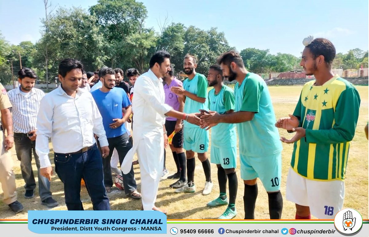 chuspinderbir's tweet photo. Today Shaheed Lieutenant Gurdev Singh Football Club Bhikhi organized the first football tournament.
Enjoyed Mancha by participating in this tournament as the chief guest.
@Allavaru @brinderdhillon @CHARANJITCHANNI @IYC @IYCPunjab @sherryontopp @srinivasiyc @Sukhjinder_INC https://t.co/kpdLk6HEQf