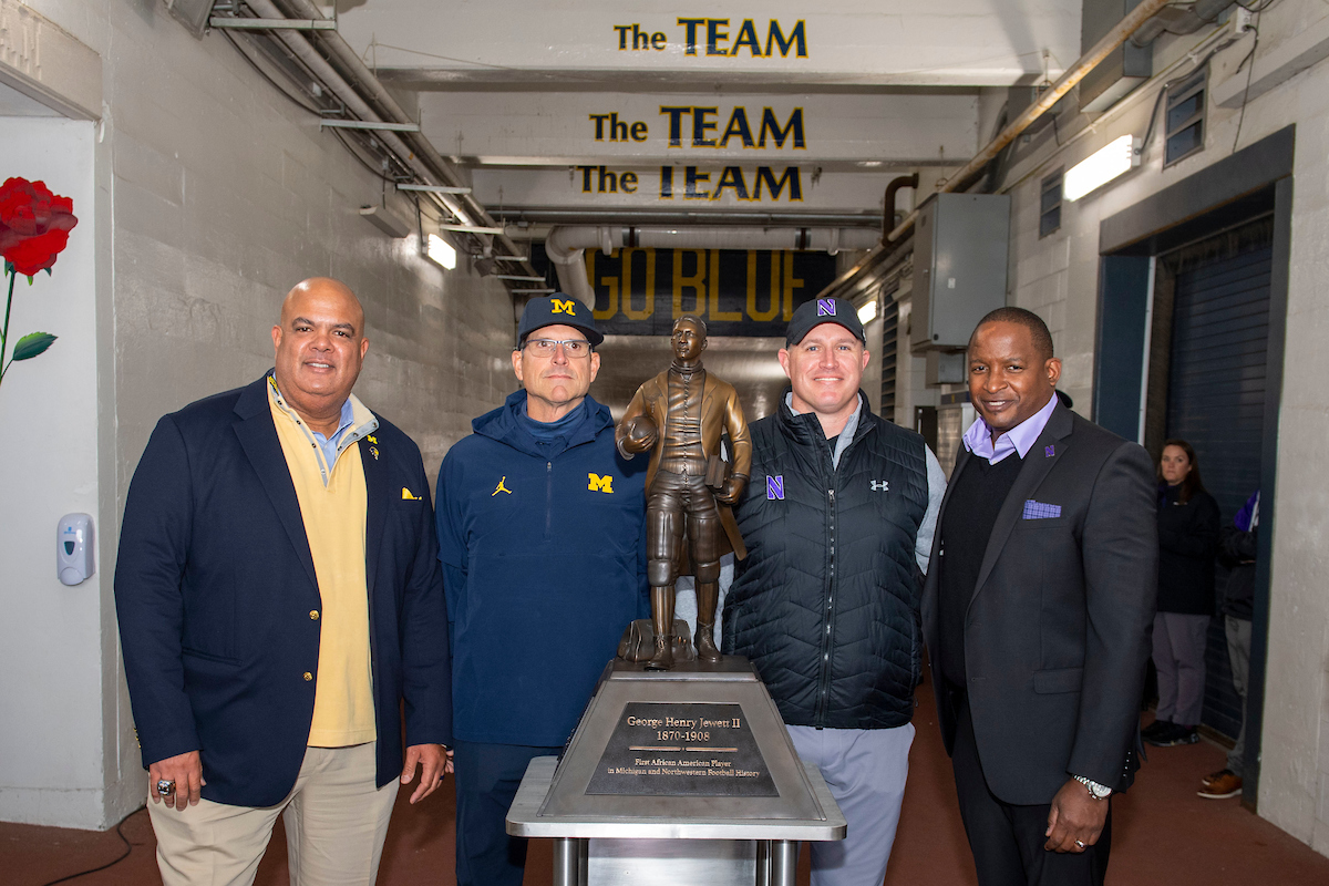 Both sides proud to fight for the George Jewett trophy. 

#GoBlue