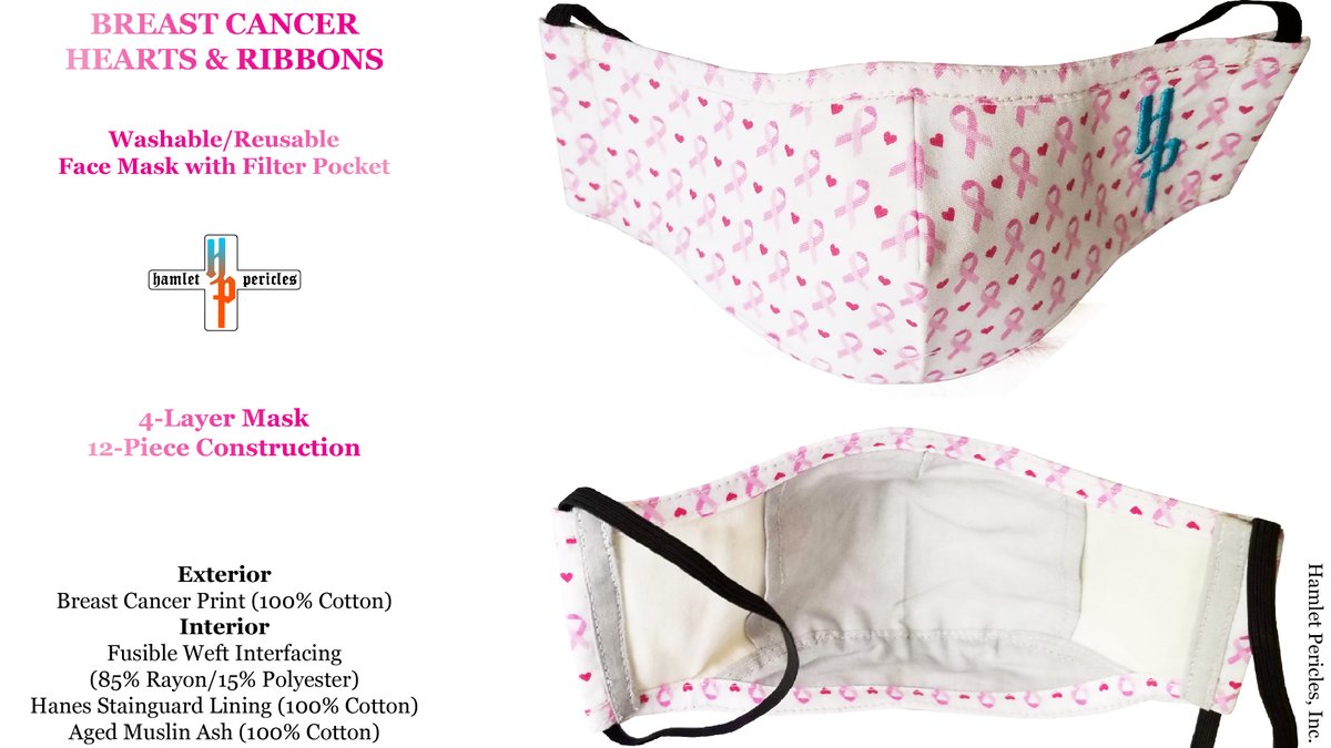 HamletPFashion's tweet photo. https://t.co/Xp3Rv2xD9z #HamletPericlesMasks #FaceMask #DesignerMask #DesignerFaceMask #FashionMask #HandmadeMask #CoolMask #StylishMask #MaskFashion #MaskStyle #BreastCancer #BreastCancerAwareness #BreastCancerFighter #BreastCancerSurvivor
#PinkRibbon #Pinktober #GiftsForHer #HP https://t.co/rRRofVs5sO