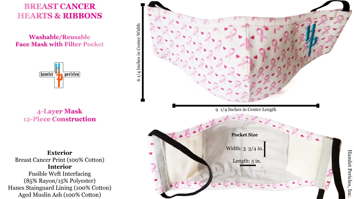 HamletPFashion's tweet photo. https://t.co/Xp3Rv2xD9z #HamletPericlesMasks #FaceMask #DesignerMask #DesignerFaceMask #FashionMask #HandmadeMask #CoolMask #StylishMask #MaskFashion #MaskStyle #BreastCancer #BreastCancerAwareness #BreastCancerFighter #BreastCancerSurvivor
#PinkRibbon #Pinktober #GiftsForHer #HP https://t.co/H9om99wV2V