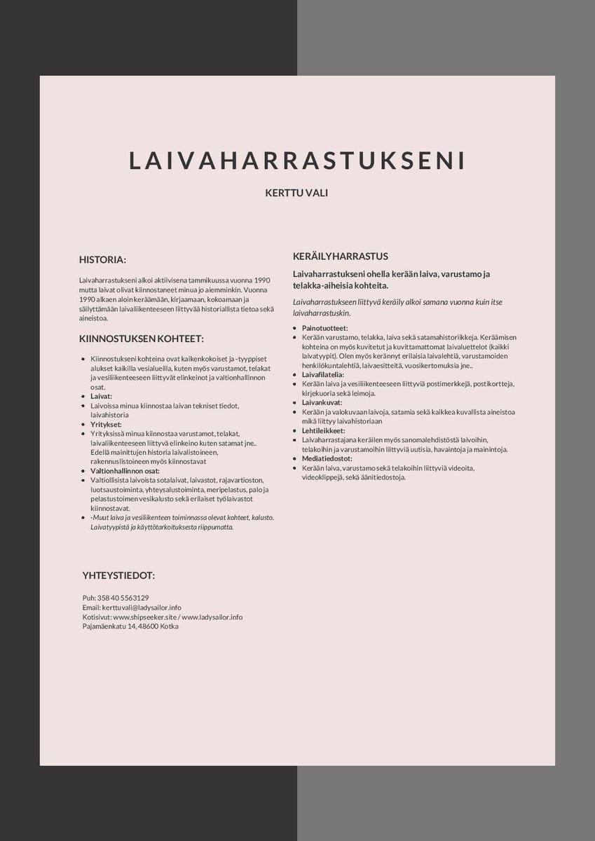 Laivaharrastaja (@laivaharrastaja) on Twitter photo 