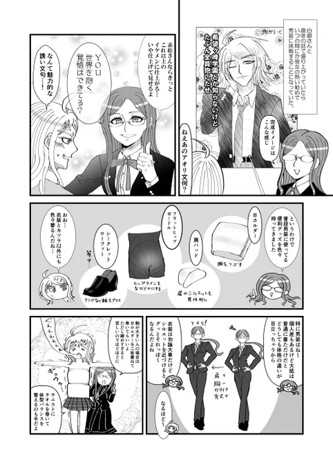 あかまつむつむ男装講座
(ちょっとお下品) 