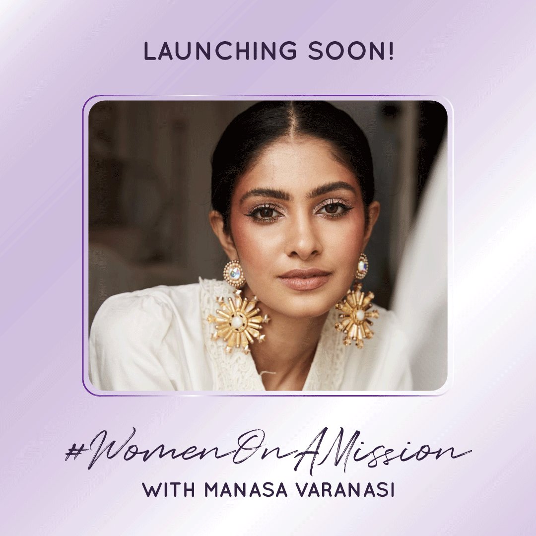 Manasa Varanasi (@varanasi_manasa) on Twitter photo Launching a new series soon where I’ll be talking to women from different walks of life and nationalities but with a unifying goal of “Beauty with a Purpose” 💫
Stay tuned!
<a href="/feminamissindia/">Miss India</a> <a href="/MissWorldLtd/">Miss World</a> #Project1098 #BeautyWithAPurpose #MissWorld2021 Launching a new series soon where I’ll be talking to women from different walks of life and nationalities but with a unifying goal of “Beauty with a Purpose” 💫
Stay tuned!
<a href="/feminamissindia/">Miss India</a> <a href="/MissWorldLtd/">Miss World</a> #Project1098 #BeautyWithAPurpose #MissWorld2021