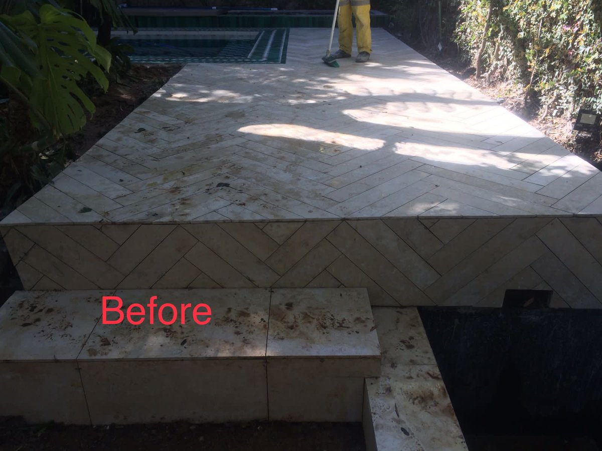 TileSolutionz's tweet image. Resin grouting alone changes the whole complexion of the tiles.
Travertine tiles resin grout, Powder polish, Clean and Seal.
#Nandos
#Lukaku
#Bavuma
#DJSBU