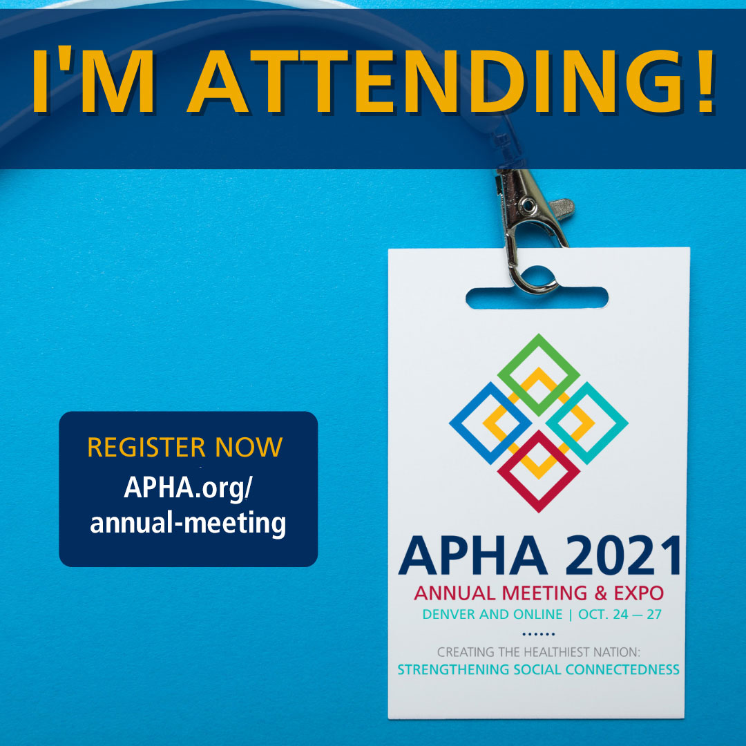 Who is attending the <a href="/APHAAnnualMtg/">APHA's Annual Meeting & Expo</a>? Are you enjoying #APHA2021 in Denver or Virtually?