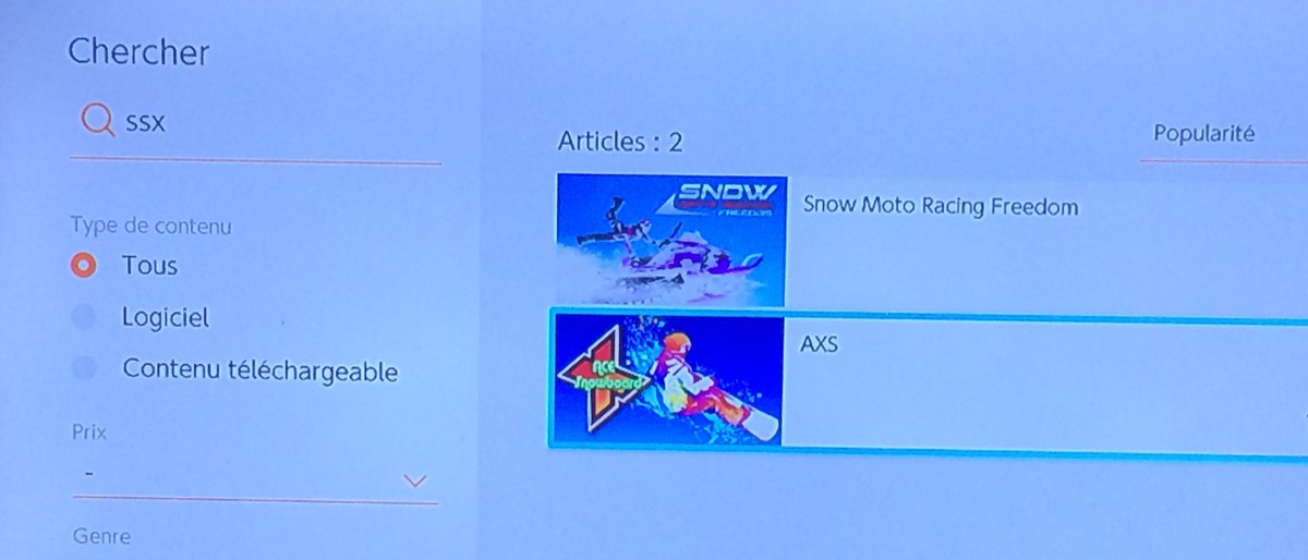 faboutou's tweet photo. 1 #SSX sur #switch ça tourne ?
Allô #Nintendo @EAFrance ...
🏂 #SaturdaySSX #EA #Snow https://t.co/DcDyf8qB4v