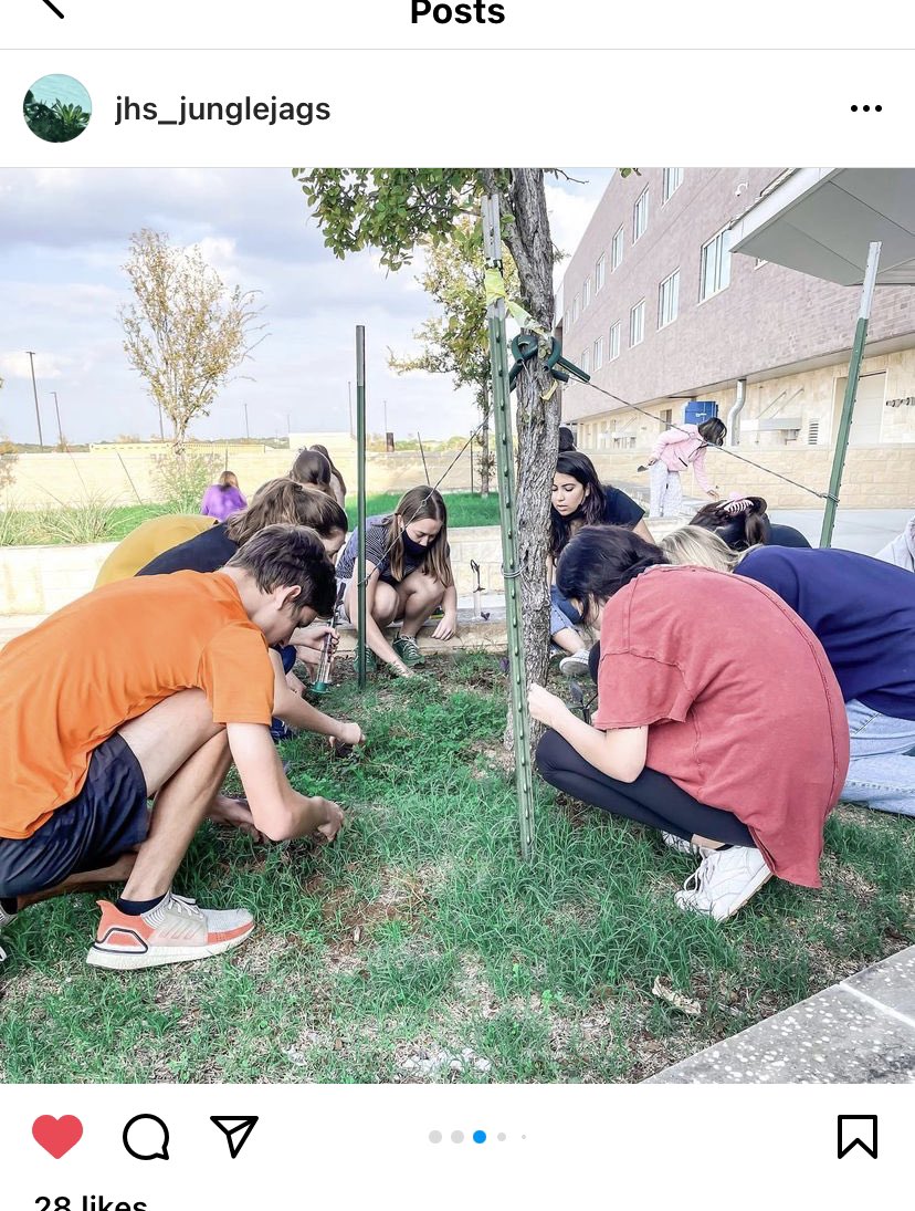 LazareScience's tweet image. Follow and join our environmental club on Insta jhs_junglejags Mrs Knight. Room 227. This week we planted some purple hearts followed by a Sunday hike! 🌱 ☀️ 🪴 🌸 🌲 🌹 🌳 🐆 #JagScience
