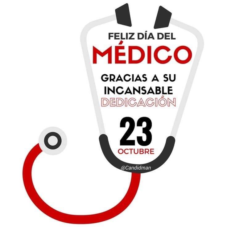 #FelizDiaDelMedico por su labor: gracias