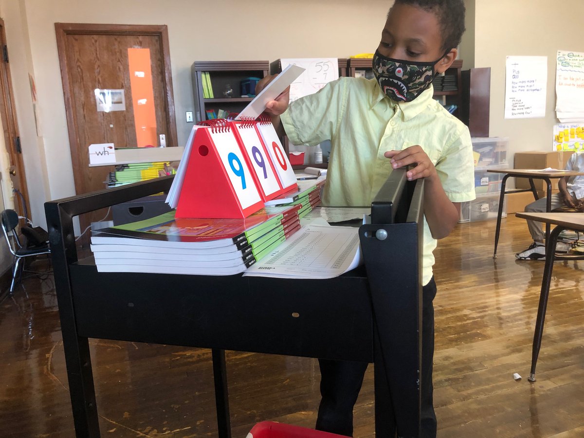 Rhonda28teach's tweet photo. The Super Scholars of 2nd grade are learning Place Value to help with their addition. #math #smallbutsolidsteps @TDpscd https://t.co/SO4UZavSDj