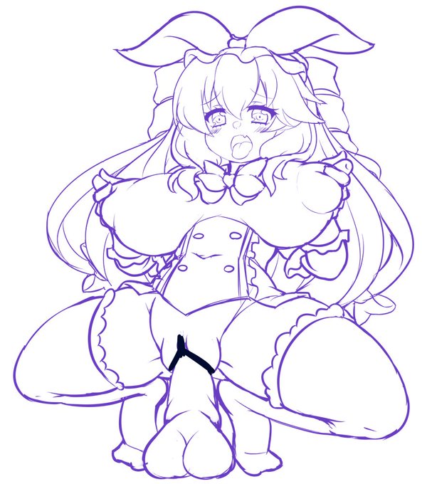 とりあえず依頼絵ラフできた 