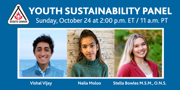 TOMORROW @ 2pmEST, Youth Sustainability Panel: bit.ly/YouthSustainab…
<a href="/StellaBowles/">Stella Bowles MSM, ONS</a>: Influenced a $15.7M project to clean the LaHave River.
<a href="/MolooNaila/">Naila Moloo</a>:Designed transparent &amp; flexible solar cells utilizing nanomaterials.
<a href="/ItsVishalVijay/">Vishal Vijay</a>:Co-founded noprofit, <a href="/EveryChild_Now/">EveryChildNow</a>