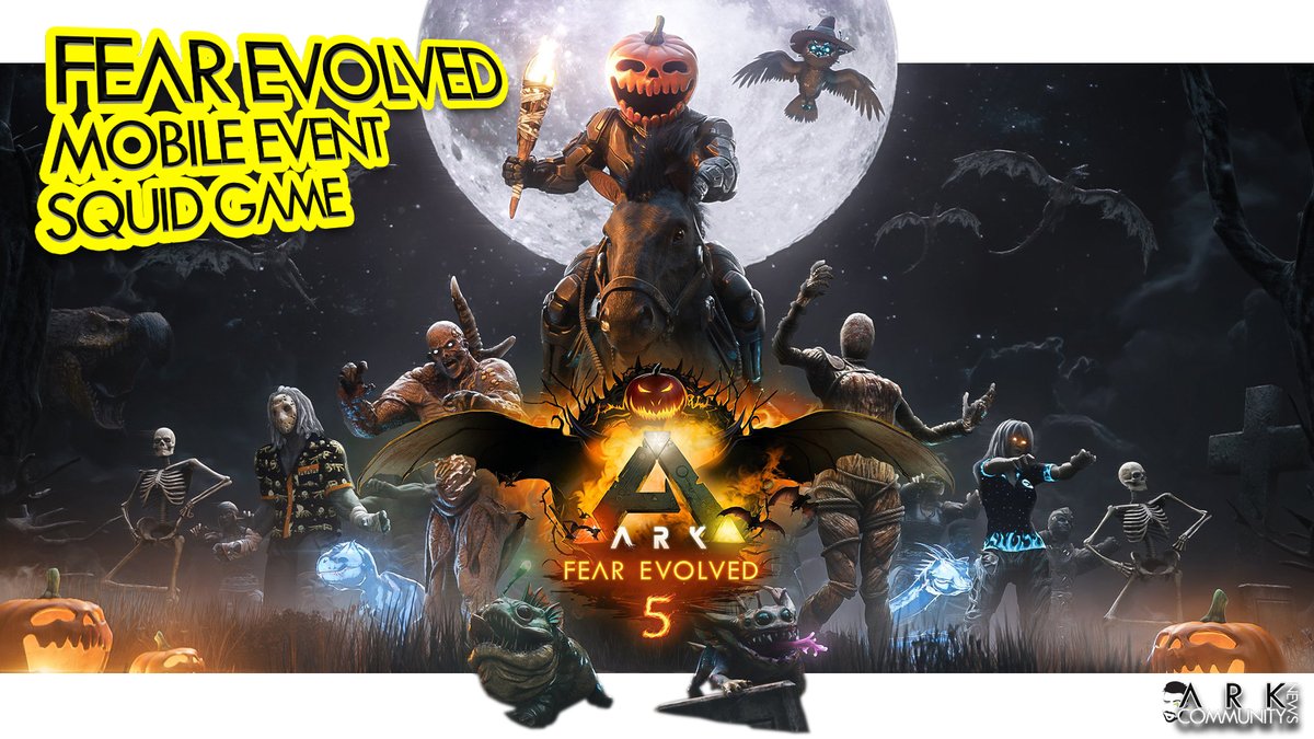 Raasclark's tweet photo. FEAR EVOLVED 5 Event Details! ARK Mobile Event &amp; Squid Game Mod!? ARK Community News

https://t.co/NW1VaAGnK4

#playARK #ARKSurvivalEvolved #SurviveTheARK #YouTube #YouTubeGaming https://t.co/aTAGZ2x0Ie