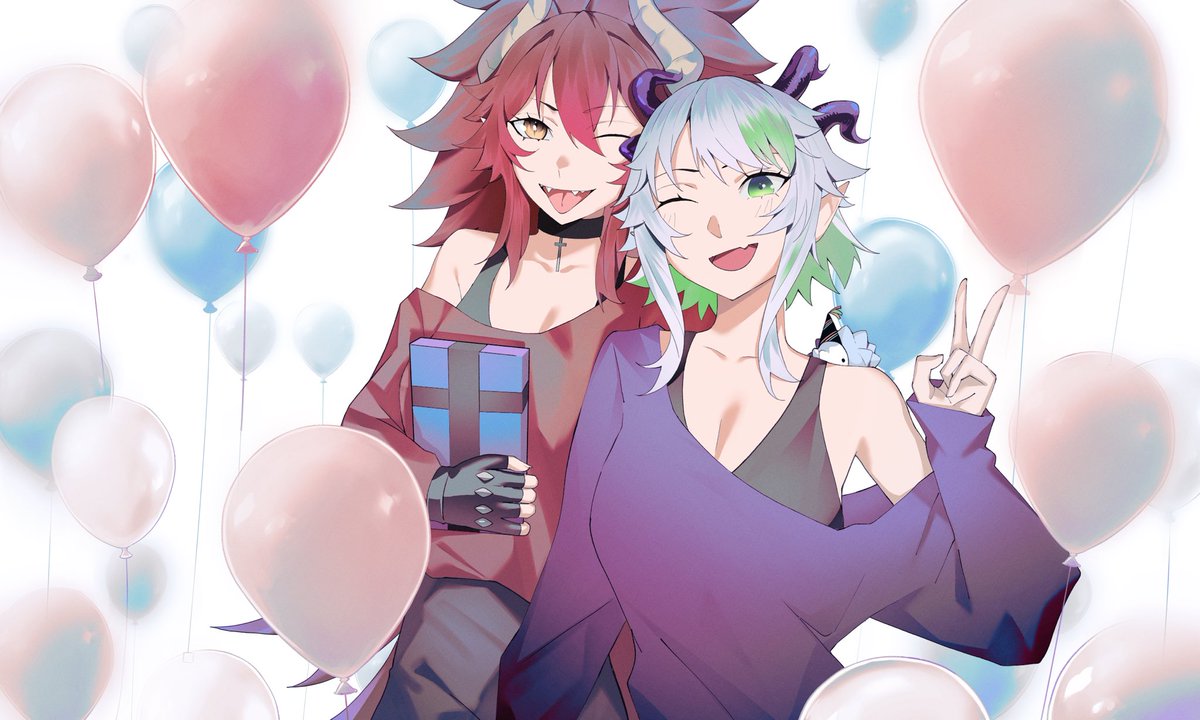 zentreya's tweet photo. Best friends NODDERS
Hap birf 😤
Art by @/KuroiEnpitsu
#DragonFroot https://t.co/luAPtFCbwy