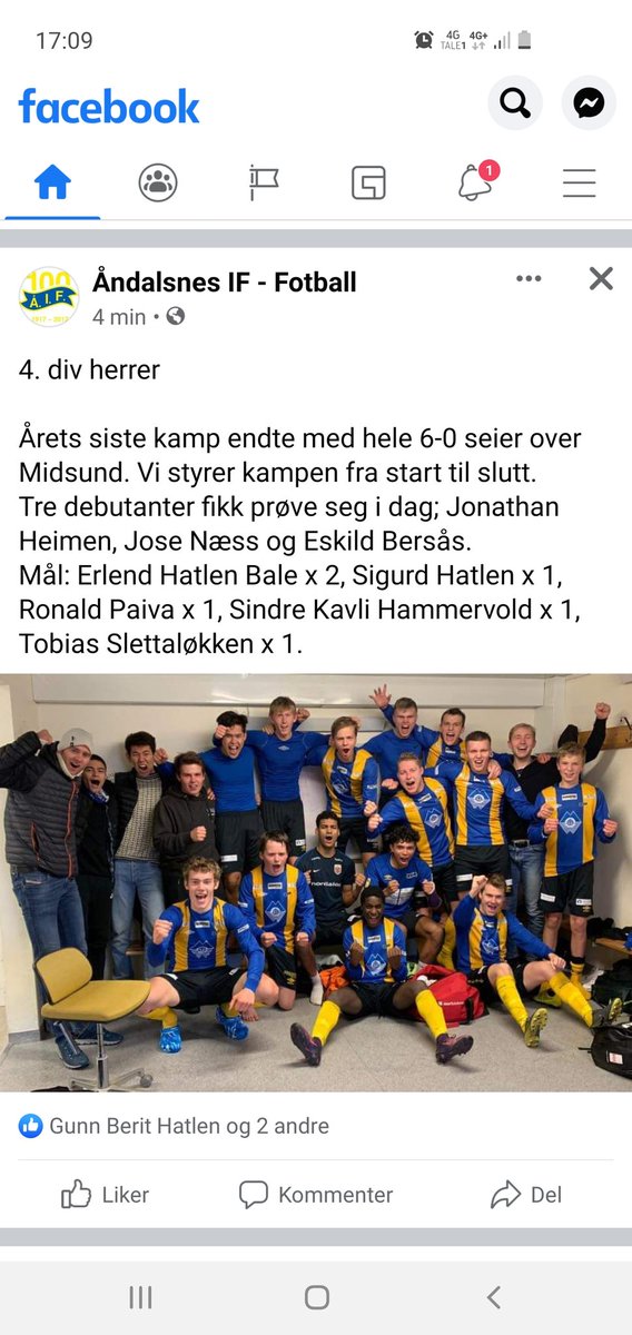 Åndalsnes - Fotball (@aif_fotball) on Twitter photo 
