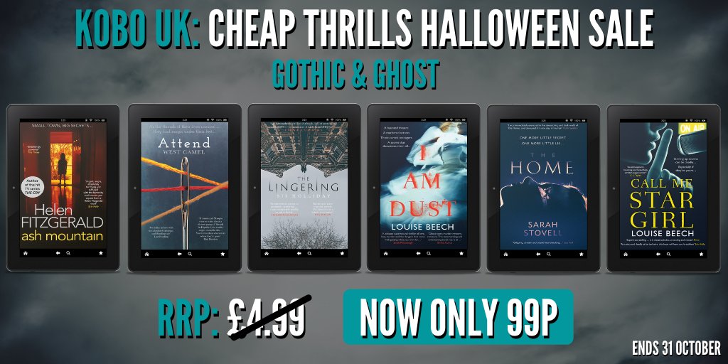 OrendaBooks's tweet photo. GOTHIC &amp; #Ghost #thrillers just #99p @Kobo_UK till #Halloween! 👻🎃🐈‍⬛

#AshMountain https://t.co/L4WF02aXkD
#Attend https://t.co/PrOPDdnfLt
#StarGirl https://t.co/vM9TYnfcGe
#IAmDust https://t.co/2uSbyvKrnp
#TheHome https://t.co/nEvvVqWxqG
#TheLingering https://t.co/X3hM2r07YK https://t.co/rnMPi8RHNB