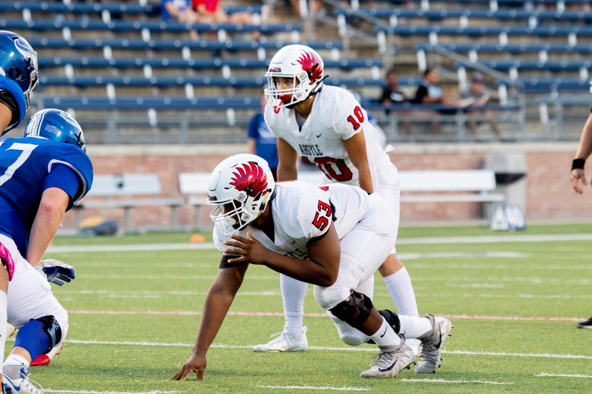 argylegridiron's tweet photo. 🏈WEEK 9 PLAYERS OF THE GAME🏈

OVERALL - #7 Jett Copeland
DEFENSE - #53 Jadon Scarlett
OFFENSE - #21 Peyton Shoemake
SPECIAL TEAMS - #97 Caden Dodson

🦅🦅🦅

#RE I #txhsfb 
@ArgyleISD I @ArgyleSports

Photos: @TheTalonNews https://t.co/TCXkW3DKjK