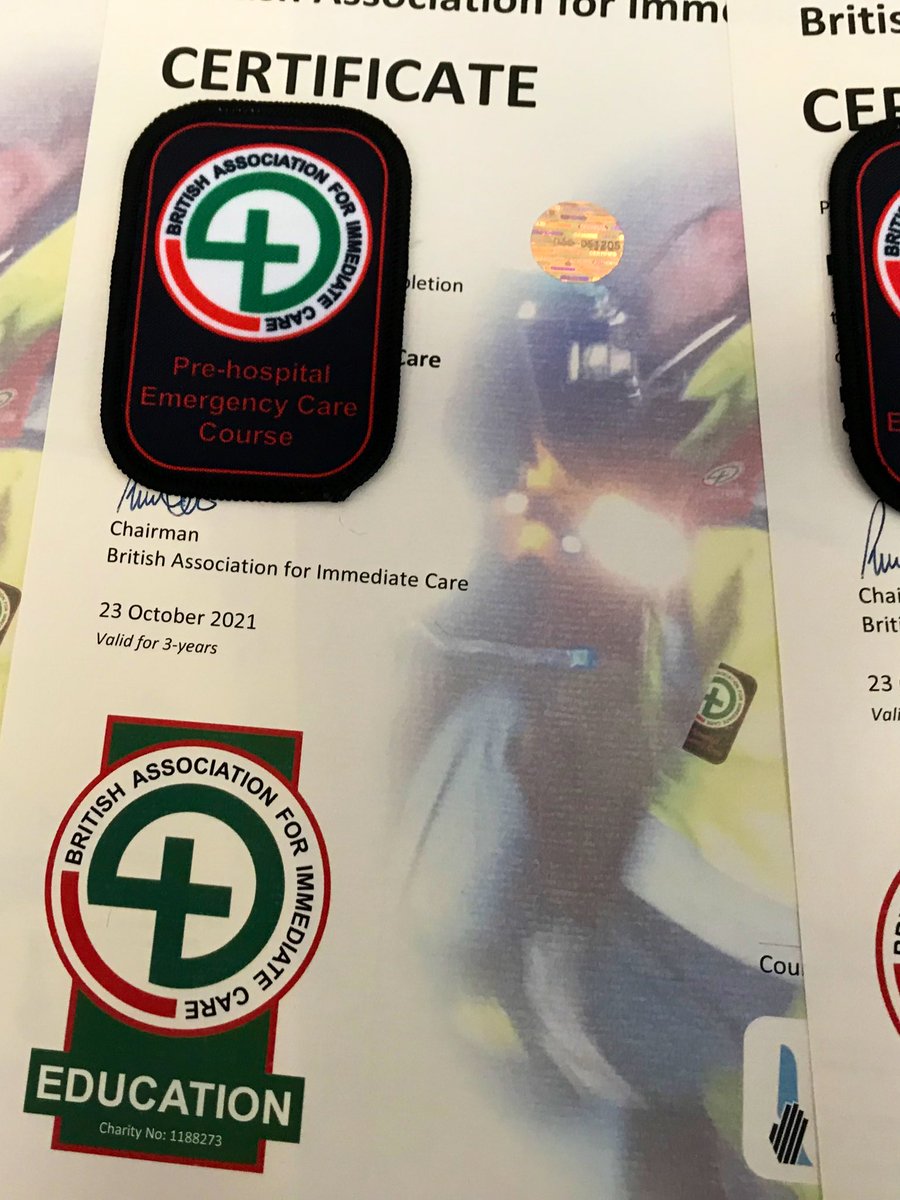 BASICS_HQ's tweet photo. Certificates & final farewell #PHECcourse. @drkatiem @AEKemp_Tony & course director @NigelRuddell https://t.co/WcHTJJ0GsQ