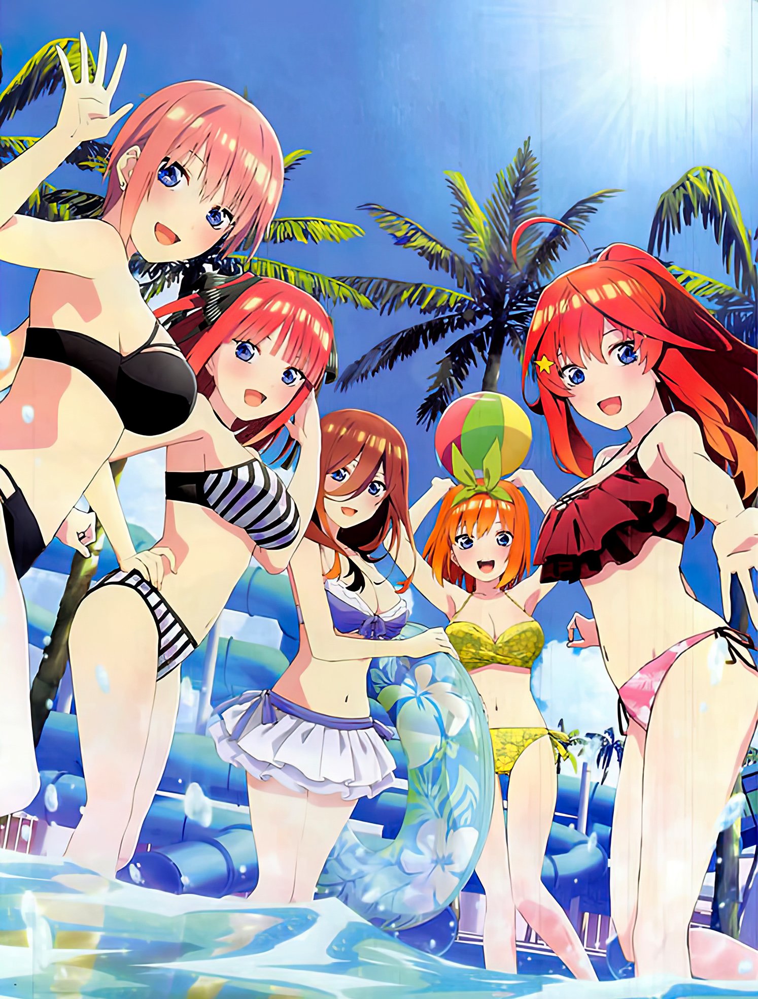 Revelado visual e elenco de Go-Toubun no Hanayome / The