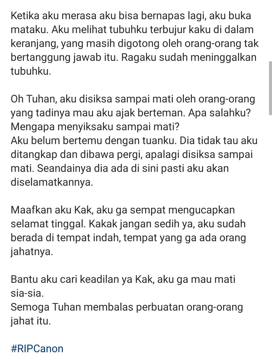 _borahae_3012's tweet photo. Canon was a dog that died after several men in uniform tortured him inside a basket when all he did was wave his tail at them in hope that he could play with them, not knowing that those people would kill him.

i hope all of them go to hell for this.
#aceh #canonaceh https://t.co/KpHzohrGQ9