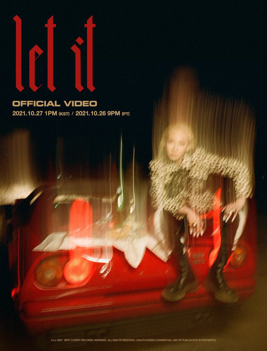 2NE1Portugal's tweet photo. CL acaba de anunciar o poster teaser para o MV de "Let It" que irá sair dia 27!
Ela já tinha mencionado no Twitter que esta semana iria sair o MV 🥺🔥

+ALPHA+

Let It Official Video
2021.10.27 5AM🇵🇹

#ALPHA #ALBUM #LETIT #CLLETIT #CL #CHAELINCL #씨엘 https://t.co/qvVdSRF7Yz