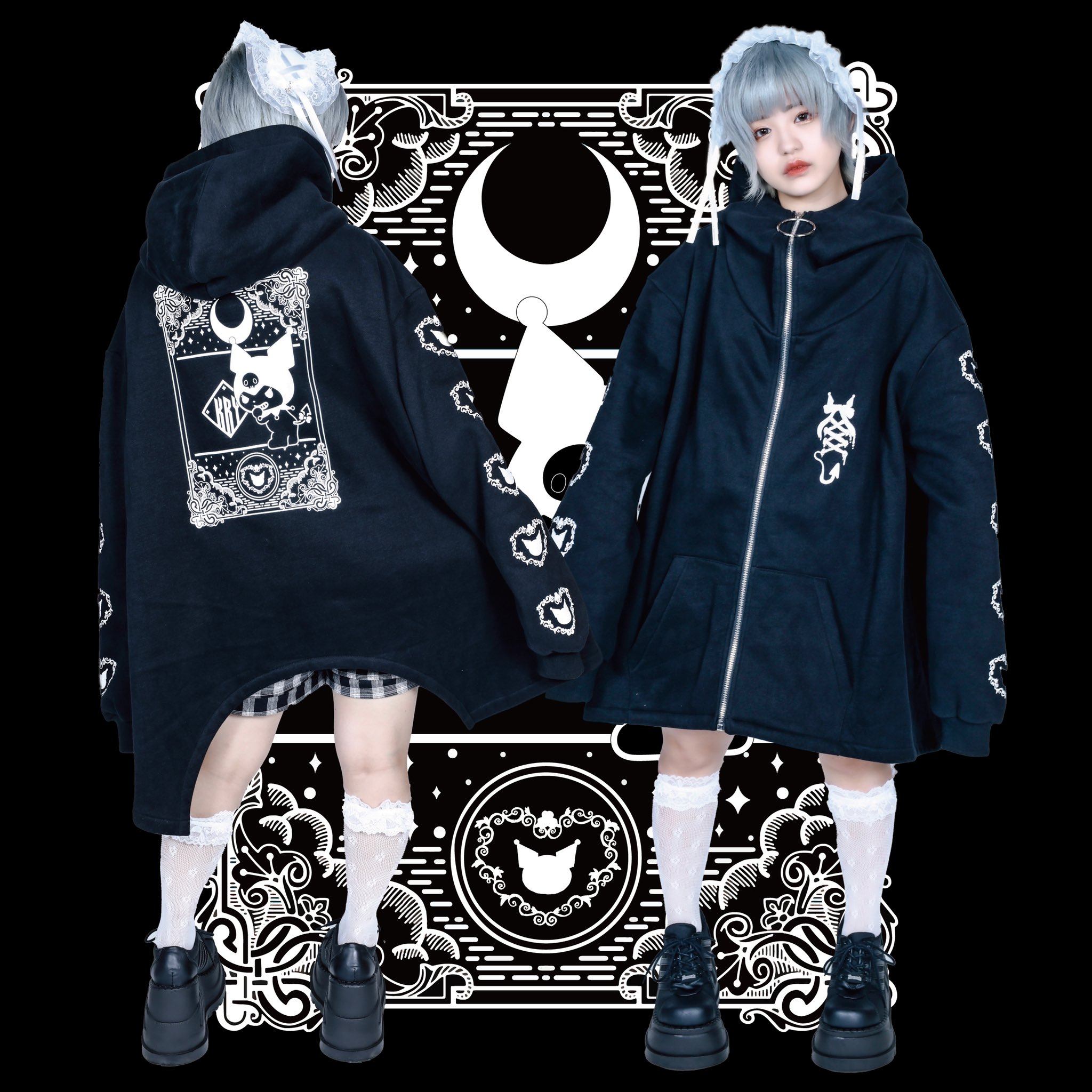 kry clothing クロミ パーカー