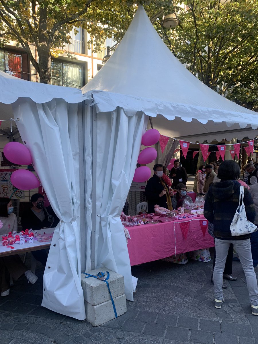 mariedepaquy's tweet photo. Avec @liguecancer51 et les bénévoles/équipes des maisons de quartier @VilledeReims mobilisées depuis ce mois #OctobreRose2021 et aujourd’hui place d’Erlon #sensibilisation #prevention #information
l’occasion d’échanger sur de nouvelles idées nouveaux projets #contratlocaldesante https://t.co/tFl6D1Ybya