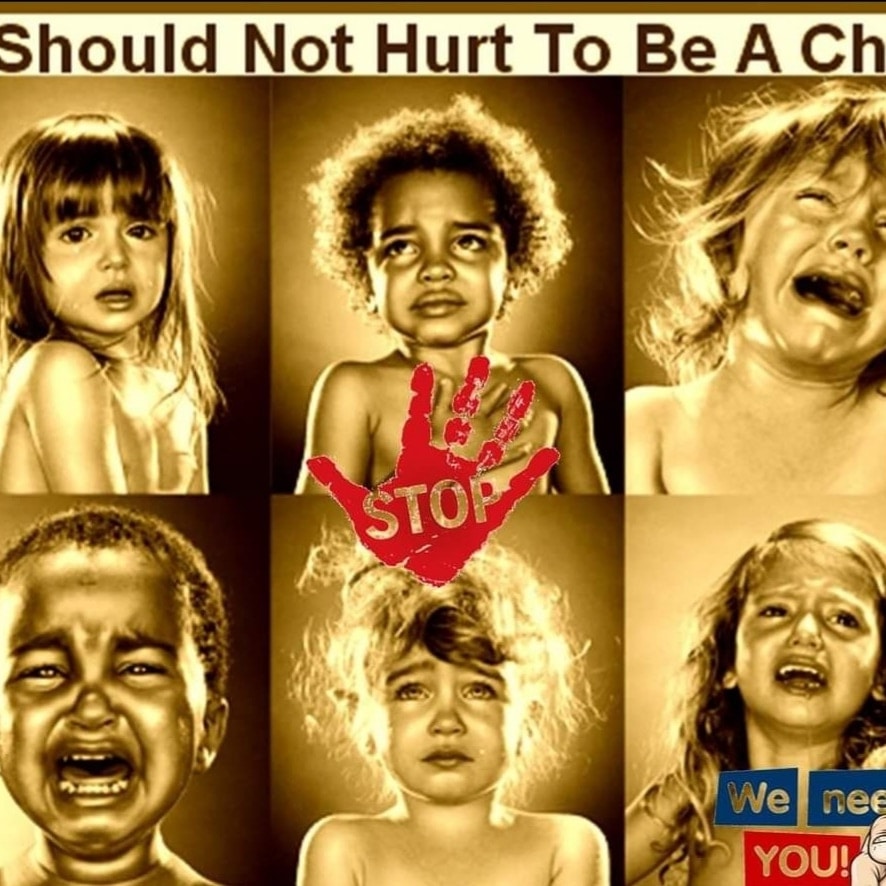 VoicesVictims's tweet image. Definitely shouldn't hurt to be a child.  Join us in the fight against child abuse.