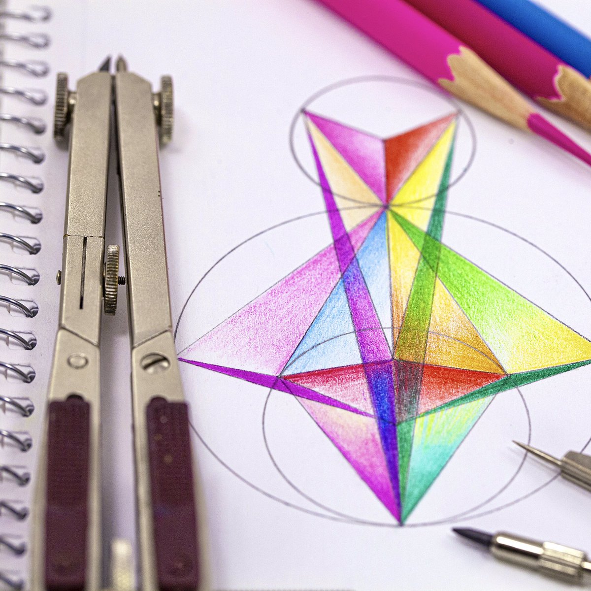 uladzimir_art's tweet photo. TRIZ - Sacred Geometry / color sketch
#geometryart #sacredgeometry #geometrydesign #gamedesign #art #artwork #unitygames #unity #nft #nftart #nfts #3dartist #3dart #conceptart #gamedesign #puzzle #triz #opensea #openseanft #nftcollection #geometrictattoo #geometrytattoo https://t.co/HtH7dSagoG