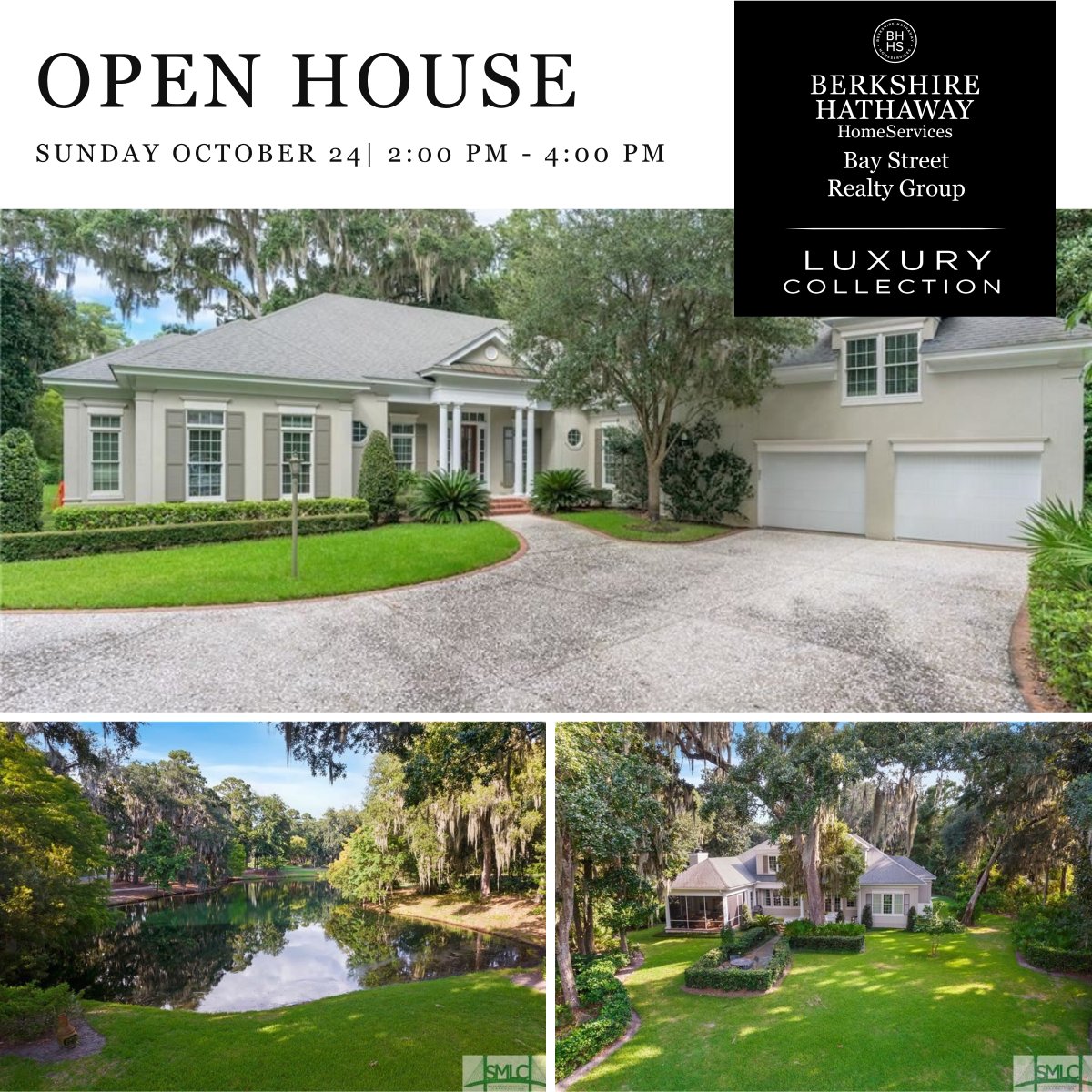 Come by and see this beautiful home in The Landings on Skidaway Island. #OpenHouse #TheLandings #Savannah #Whattodoinsavannah #realestate #forsale #Luxury #BHHS #BHHSLuxury #SkidawayIsland #LagoonView