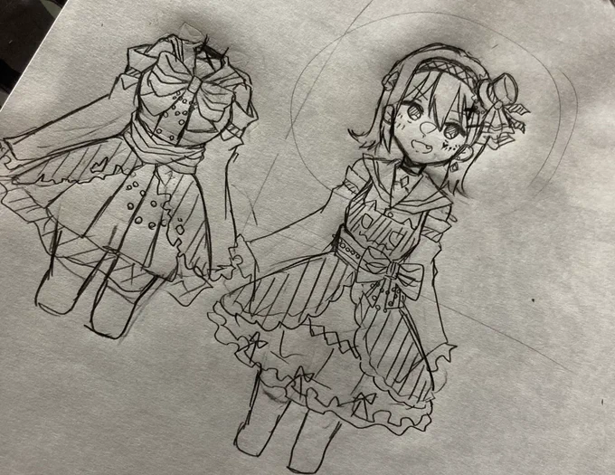 明日下絵する 