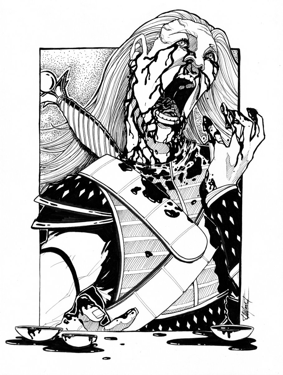 TortHareCreate's tweet photo. Day 23 - "Leak" - 8.5x11, ink on bristol.
#inktober #inktoberday23 #inktober2021 #characterart #fantasyart #fantasyinks #inktoberleak #leak #badmushrooms #hechosepoorly
Patrons get to see pieces a day ahead and bid on the daily orig ink auctions! https://t.co/4MeyY0zqyT https://t.co/9VdEEWdu1w