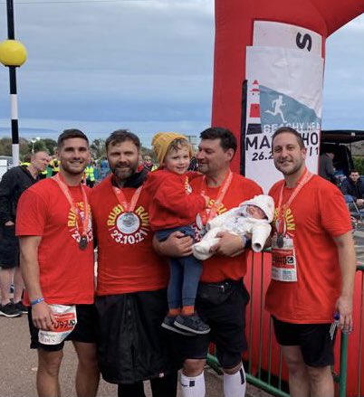 Lizlew15's tweet photo. Well done to all who completed the Beachy Head Marathon today., what a brutal course! Enjoyed supporting all especially those running Ruby’s Run for the rocking horse appeal.#BeachyHeadMarathon #rockinghorseappeal #rubysrun https://t.co/DTxdB5xuSX