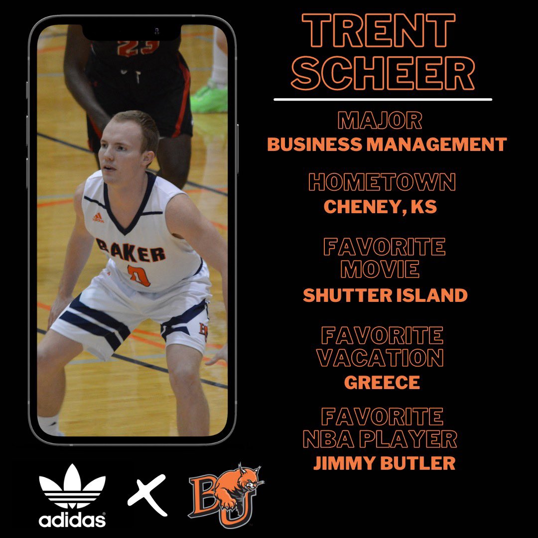 BU_Hoops's tweet photo. Saturday spotlight for all you Wildcat supporters out there… Junior guard, Trent Scheer! https://t.co/6hlTNfxoii
